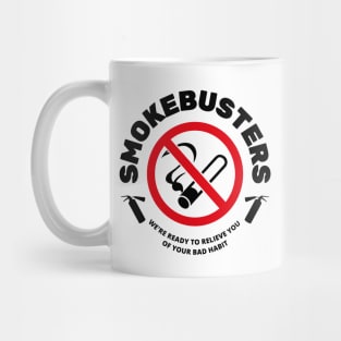 Smokebusters No Smoking Movie Parody Emblem Mug